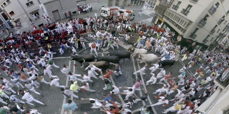 Opabinia Films captured The Running of the Bulls with the 360Heros H3Pro7.