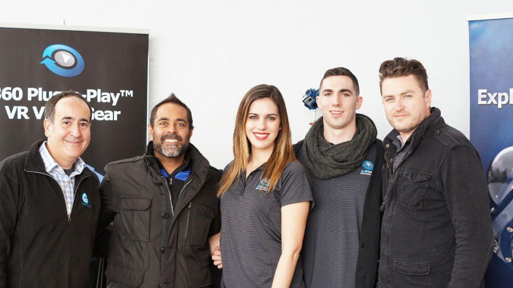 The 360Heros and G-Technology teams at the 2016 Sundance Film Festival.