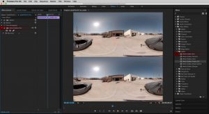 Our team used Mettle VR/360 Tools for Adobe Premiere to add images and text to our spherical video. 