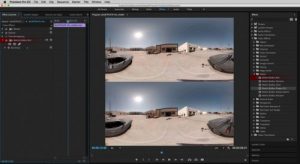 Our team used Mettle VR/360 Tools for Adobe Premiere to add images and text to our spherical video.