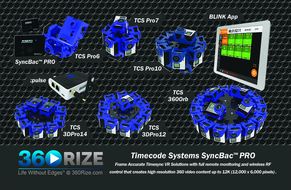 Timecode Systems SyncBac PRO Frame Accurate Timecode VR Solutions