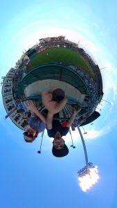 360Rize 360Penguin at a Baseball game
