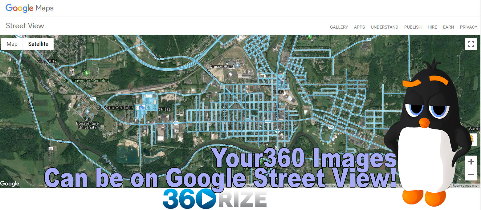 360Rize 360Penguin Google Street View