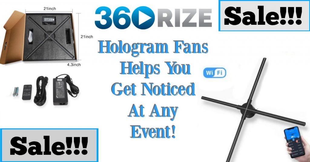 360Rize Holographic Fan Sale